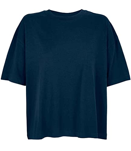 T-Shirt Organique COOZO Dames Coupe Carrée Surdimensionné en coton bio pour femme moderne