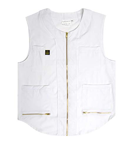 Image of King Midas Empire Barber Vest, Men's Hair Water And Water Repellent Vest For Barbers