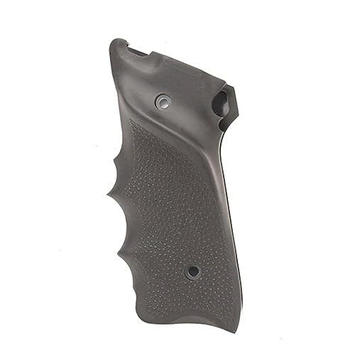 Hogue Ruger MK II/MK III Rubber Grip with Finger Grooves, Right Hand with Thumb Rest, Black - 82060