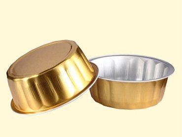 Keisen 4 2/5" 235Ml 8Oz 24/Pk Disposable Aluminum Foil Cups For Muffin Cupcake Baking Bake Utility Ramekin Cup(Gold) #TOP3