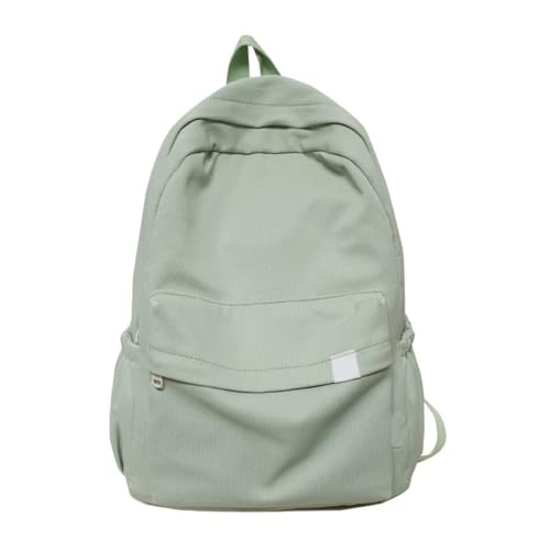 Sac à dos de capacité vert sauge avec design mignon pour adolescente