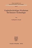 Ungleichschrittiges Wachstum Bei Linearer Technologie 3428038169 Book Cover