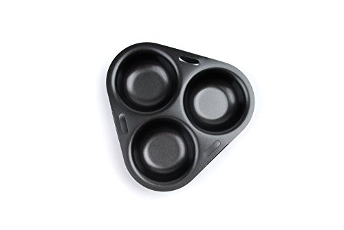 Fox Run 3-Egg Poacher Insert, Carbon Steel, Non-Stick,Black by Fox Run - Image 2