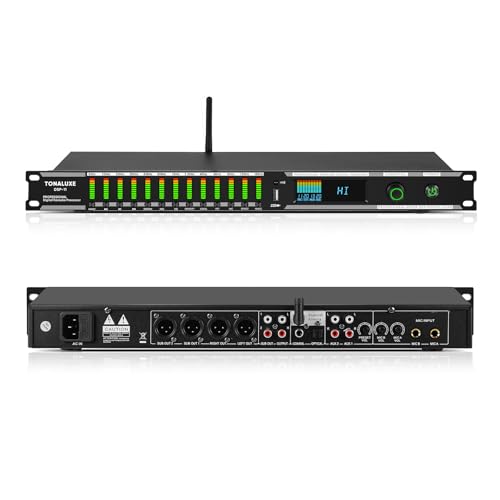 Digital Karaoke Mixer Audio Processor System with DSP, Professional Pre-Stage Effector Vocal Effects...