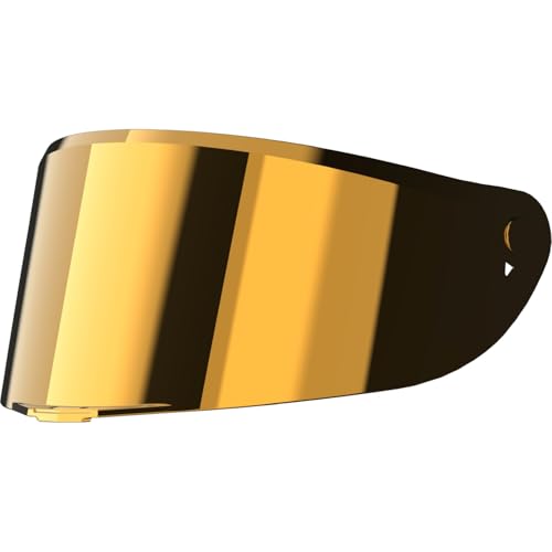 Ecran LS2 FF807 et FF817 visière de rechange moto Iridium Or pour casque Challenger II et Dragon