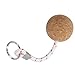 AB Tools 52mm Floating Cork Ball Keyring Key Float Boat Fishing Sailing Buoyant Keys Ring