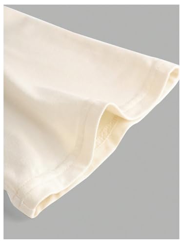 Floerns Girl's Long Bell Sleeve T Shirts Ruched Crewneck Solid Tee Shirts4