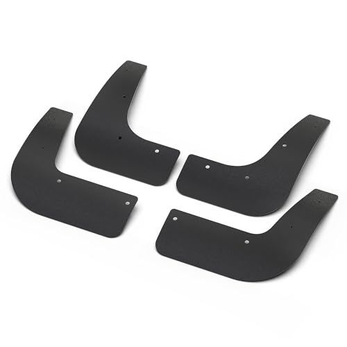 Image of RENO Mud Flaps, Model 3 Mud Guards Sides Splash Guards Driver + Passenger Side Vehicle Sediment Protection Compatible with 2018-2025 Model 3 (Front + Rear, Set of 4)