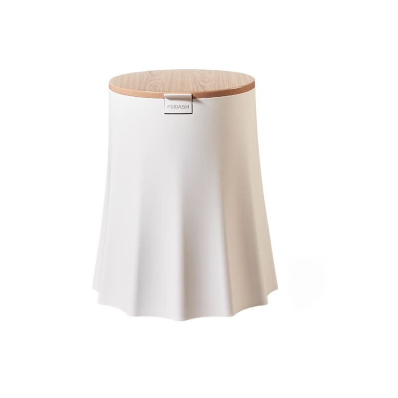 FURN ASPIRE 10 Liter Tree Shape Plastic Trash Can Wastebasket with Press Type Lid, for Home, Garbage Container Dustbin Bin for Bathroom, Living Room,Bedroom,Kitchen,Office (White), Press Top (B0C59587KS) Amazon Price History, Amazon Price Tracker