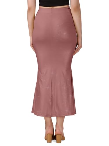 Image of Mehrang Stretchable Shimmer Saree Shapewear Petticoat for Women, Skirts for Women,Shape Wear Dress for Saree