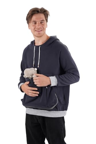 Moletom com capuz para transporte de cachorro de gato grande bolsa de moletom para filhote de gatinh