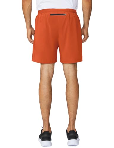 Image of baleaf Men's 5 inch Running Athletic Shorts for Workout Gym Tennis Sports Lightweight Quick Dry with Zipper Pocket