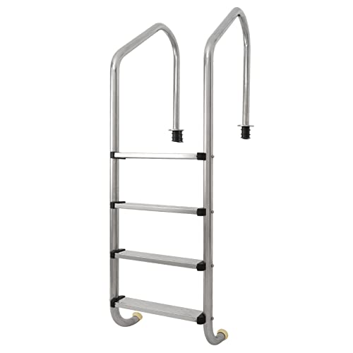 DOEL 4-Step Pool Ladder with Stainless Steel...