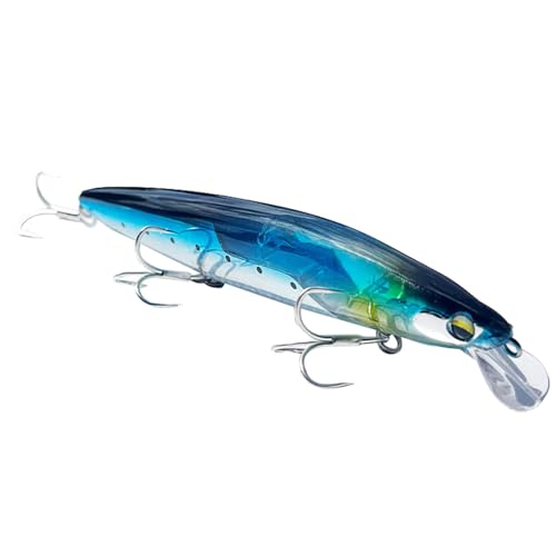 Shurzzesj Cebos artificiales, aparejos de pesca, señuelos de pesca de aguas superiores, diseño realista, atracción efectiva, señuelos de perca – Cebos naturales para trucha de perca y lucio