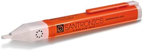 Santronics 3000 Non-Contact Voltage Tester - Always-On AC Voltage Detector 50-1000VAC, CAT IV Certified Electric Tester, Made in USA