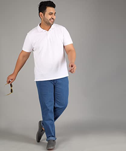 Image of STUDIO NEXX Regular Fit Cotton Lycra Blend Black Jeans