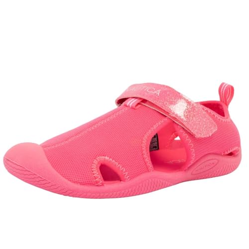 Image of Nautica Kids Water Shoes for Boys Girls Toddler Quick Dry Swim Shoes Aqua Socks Beach Pool Closed Toe Barefoot Summer Watershoes for Toddlers Size 5-12