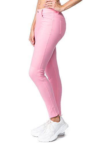 Image of YELETE Women's Basic Five Pocket Stretch Jegging Tights Pants
