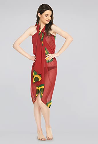 Image of MIRCHI FASHION Western Summer Beachwear Swimsuit Coverup Sarong for Women