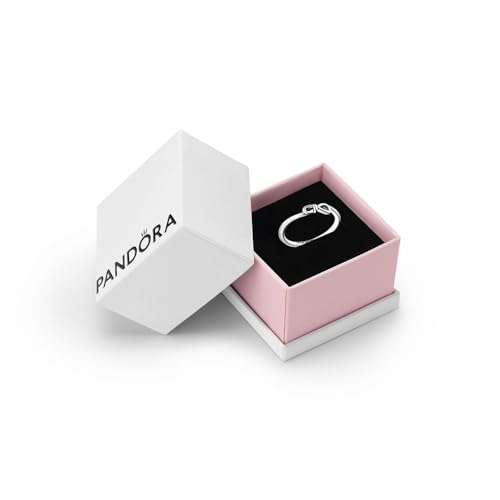 Pandora Passions Anillo con diseño de nudo infinito de plata de ley, talla 54