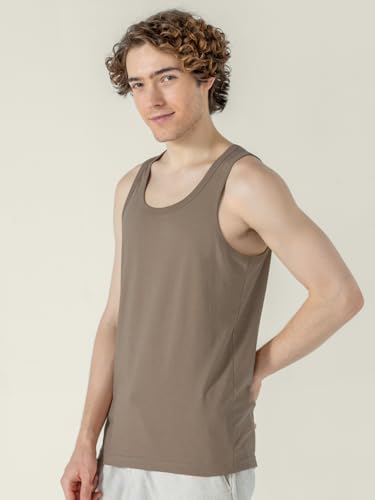 Image of DAMENSCH Neo-Cotton Round Neck Vest for Man, Anti-Bacterial, Shape Retaining Vest, 100% Cotton Banyan for Men, Buttery Soft Inner Baniyan