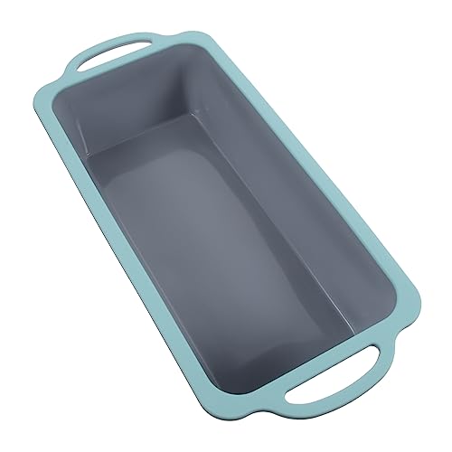 Cabilock Molde de Silicona Rectangular Reutilizable para Pan y Bizcochos Antiadherente Flexible Resistente Altas Temperaturas para Horno y Uso Doméstico Bandeja de Hornear Versátil para