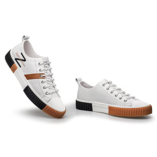 Image of ZRO Men's Leather Sneakers, Casual and Fashion Shoes for Men'S03300