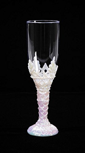 Champagne Glass - Filigree Finished Edge - 4 inches - 12 pieces