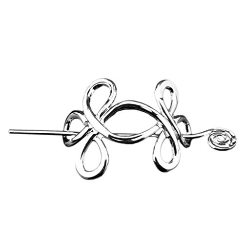 Minkissy Retro Viking Celtic Hair Clips Hairpins Viking Hair Accessories Irish Style Hair Slide Clip Stick for Women Girls Style 5