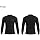 Chaqueta para hombre KMT Wetsuit Top 2.5mm de neopreno negra miniatura 4