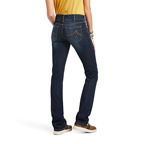 ARIAT Women's R.e.a.l. Mid Rise Octavia Straight Jean2