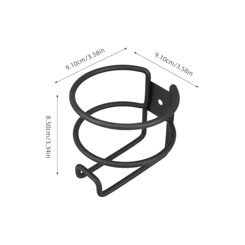 Portavasos universal metálico negro para vehículos y barcos miniatura 2