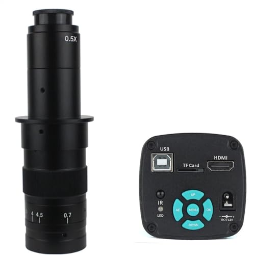 ώ@ 48MP 4K 1080P rfI HDMI USB JY[ C }Eg LED CgfW^摜̎擾pdbC(With 180X Lens)