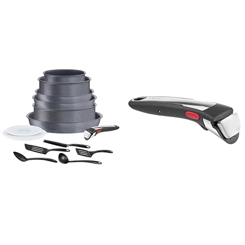 Tefal Ingenio Natural On, batterie de cuisine 14 pièces, induction, aluminium