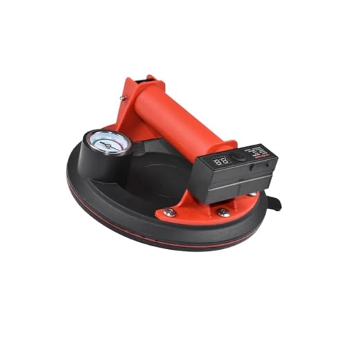 Suction Cups for Glass, 8 Inch Electric Vacuum Suction Cup Lifter 200KG Load Capacity Heavy-Duty Hand-Held Glass Lifter for Moving Large Granite Tile,Granite & Glass Lifting(Black Paper Box)