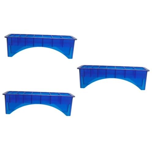 Beatifufu 3pcs Clipper Guard Organizer Hairdressing Tool Holder Guide Comb Storage Case