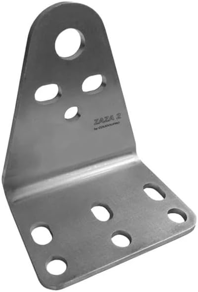 ZAZA2 VIA Continuous Lifeline Connector, Stainless Steel, Adventure Park Safety Hook, EN 15567-1 Certified
