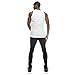 JC DISTRO Mens Hipster Hip Hop Basic Tank Top Soft Cotton Jersey Shirts White XLarge