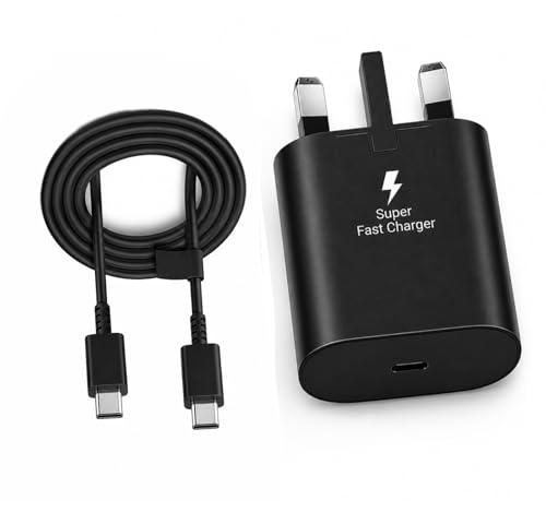 Lynacz Original Charger 45W Compatible With Samsung S25+ S24+ S23+ S22+ Cool Temperature Control