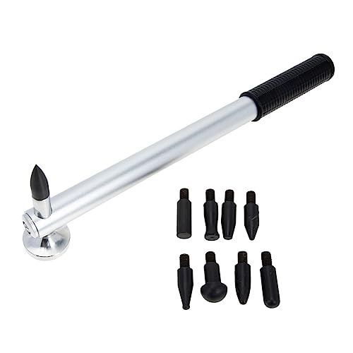 NIYANGLE 1juego Martillo De Reparación De Abolladuras Para Autos Herramienta De Chapista Accesorios Herramientas De Metal Para Arreglar Dents y Carrocerías Diseño Práctico y Resistente