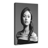 Acteur Olga Kurylenko 5 Poster sur toile pour chambre � coucher, paysage sportif, bureau, chambre, cadre cadeau : 30 x 45 cm