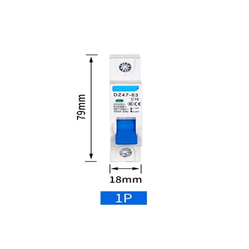 Disyuntor mini tipo C con capacidad de corte avanzada para protección de 16A 4
