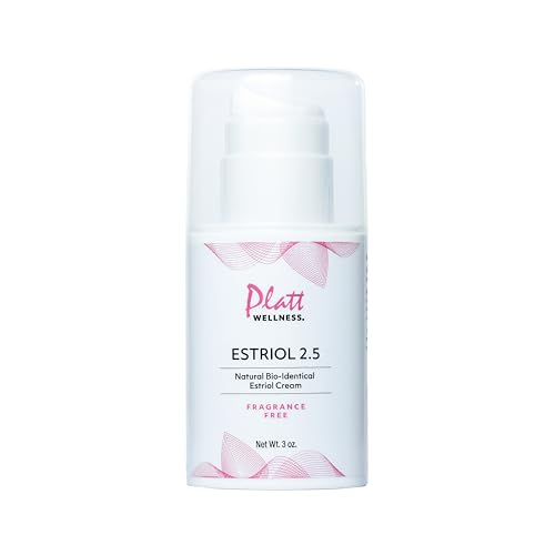 Platt Wellness Estriol 2.5 Bio-Identical Estriol Cream (3 Ounce)