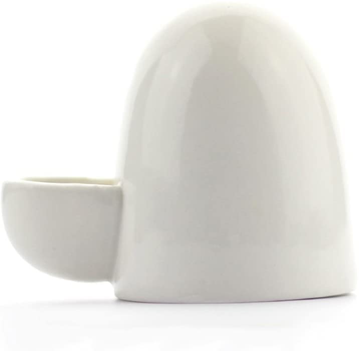 Dahey Drinking Water Feeder Ceramics Slient Bottle Waterer Automatic Small Pets for Hamster Hedgehog Chinchilla Ferret Small Guinea Pig, White, 8Oz