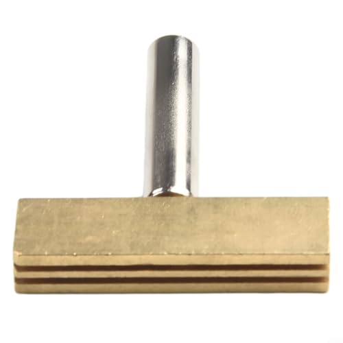 Cabezal de prensa de calor de 60 W con punta de cobre en forma de T y barra de prensa caliente compatible para pantalla LCD y montaje de cable (cabezal de prensado en caliente de 60 W)