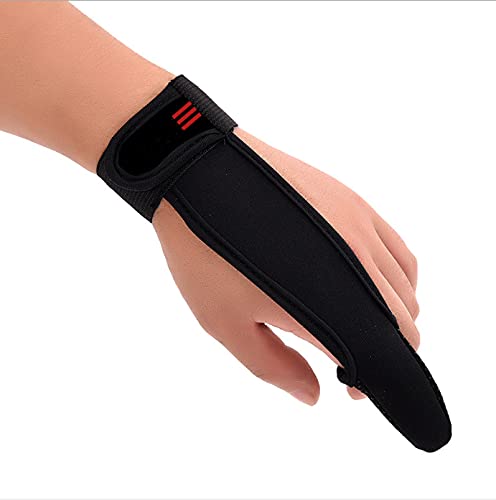 Single-Finger Fishing Glove Anti-Slip Sunblock Fishing Fish Glove Unisex Professional One Finger Index Finger Protector Glove Outdoor Protective Gloves for Casting Sea Surf Fly Braid Line Sewing