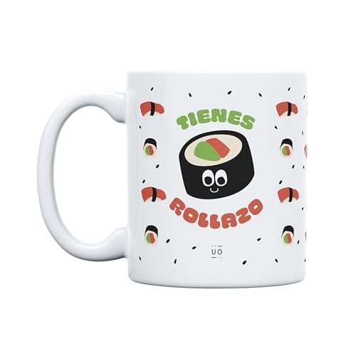 Miniatura 6 de UO Taza de regalo con mensaje Tienes rollazo, regalo para amigas, regalo para amigos, regalo original de Navidad, regalo amigo invisible original, 350 ml, Cerámica