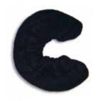 Small Terry Cloth Blade Covers / Soakers - Black