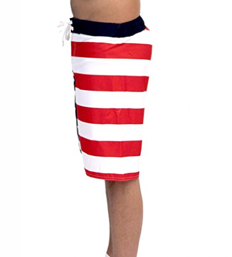 USA American Flag Stars and Stripes Mens Boardshorts Swim Shorts (Adult Medium)4