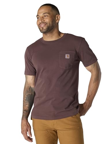 Carhartt Men's Relaxed Fit Lightweight Short-Sleeve Garment Dyed Pocket T-Shirt